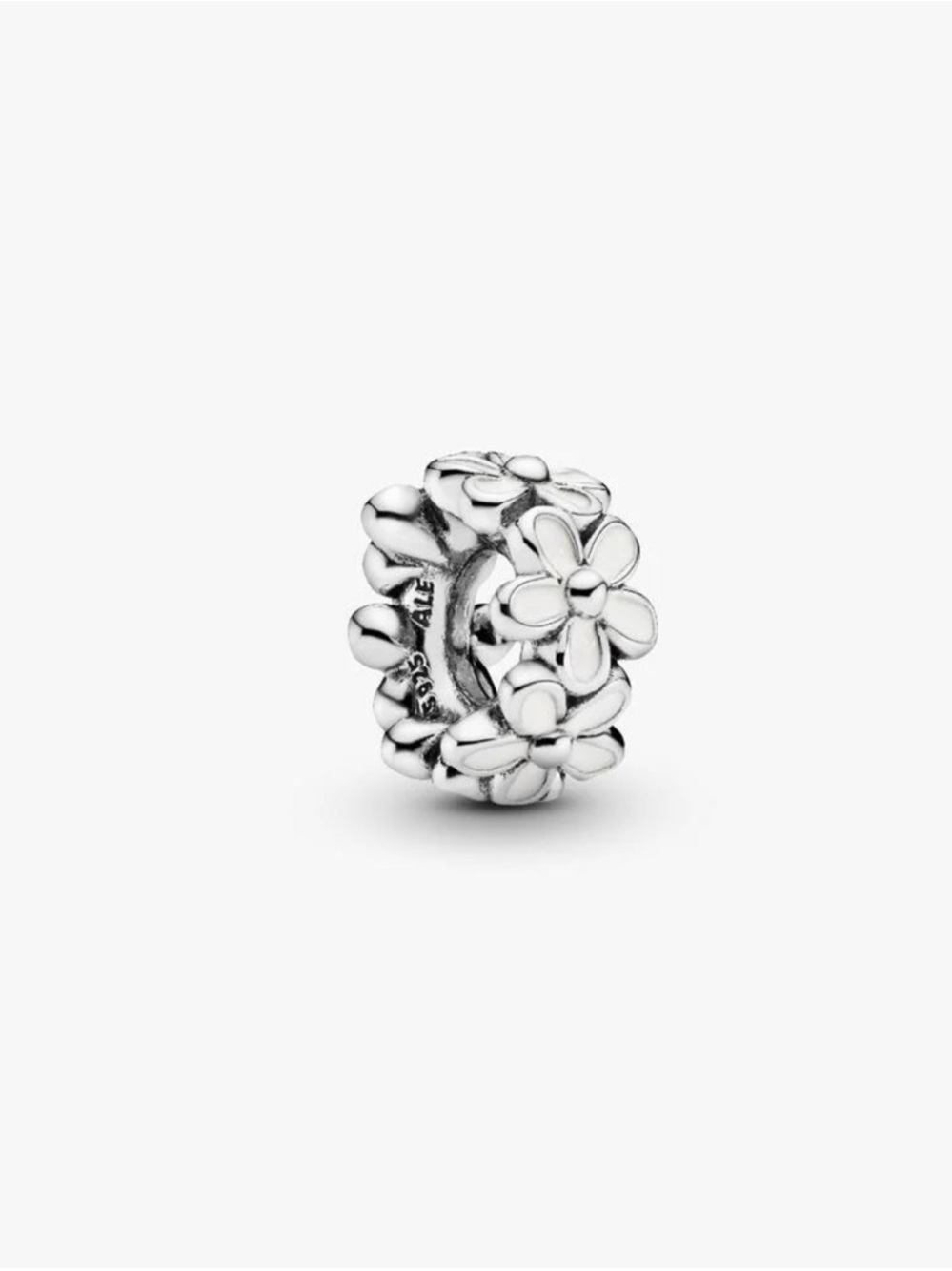 Pandora Silver Daisy Flower Spacer Charm